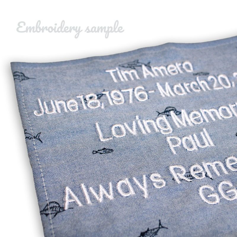 Collared Memory Pillow