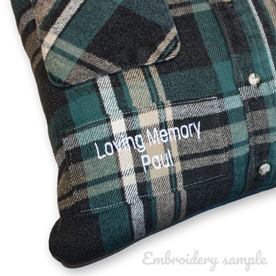 Collared Memory Pillow