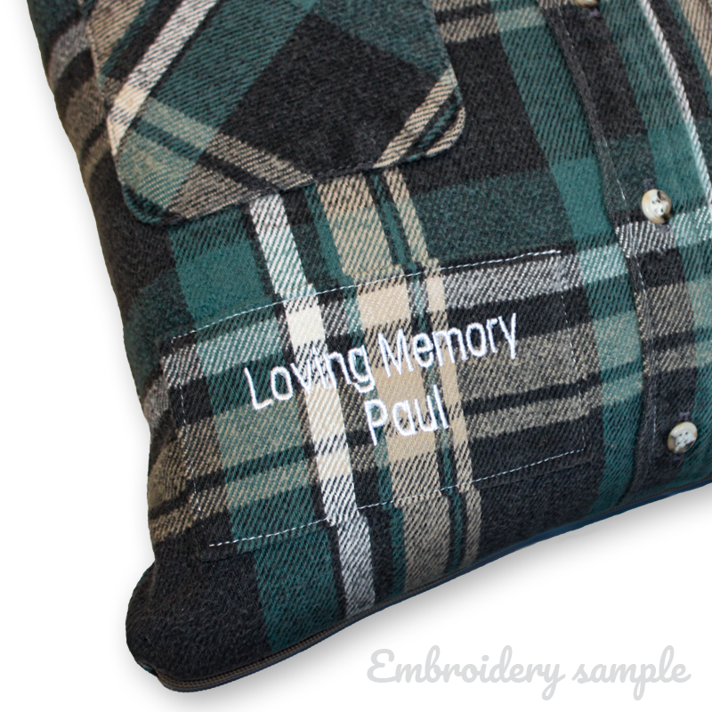 Collared Memory Pillow